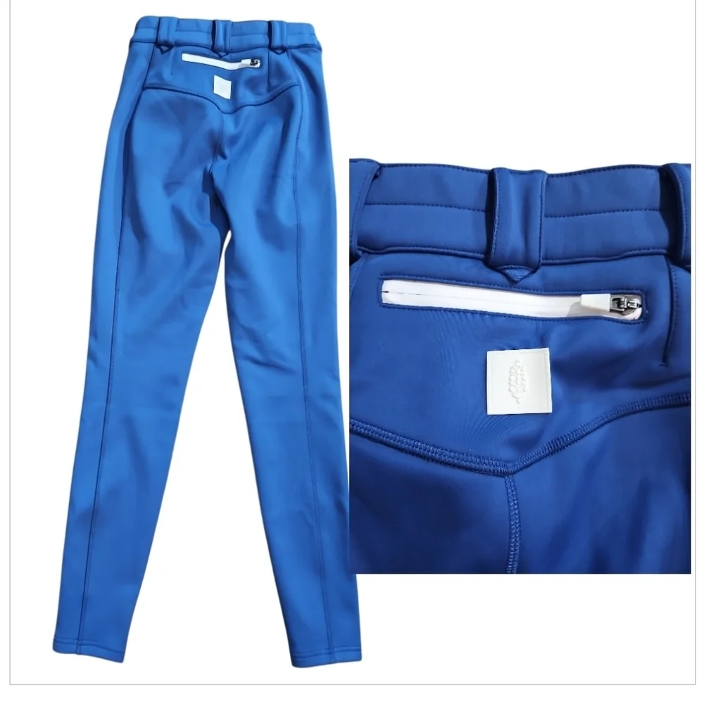 NWT Free People FP Movement Chill Factor Ski Leggings Blue Small